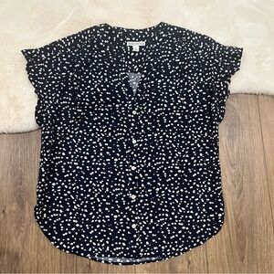 J. Crew Polka Dot Blouse Size S